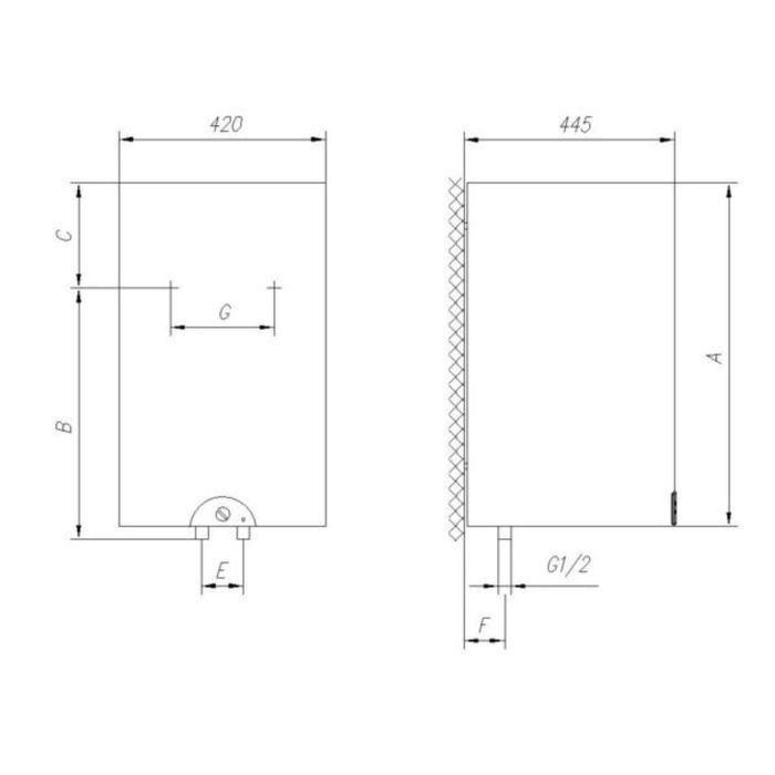 Водонагреватель Gorenje OGBS100 ORB6, 97.3 л