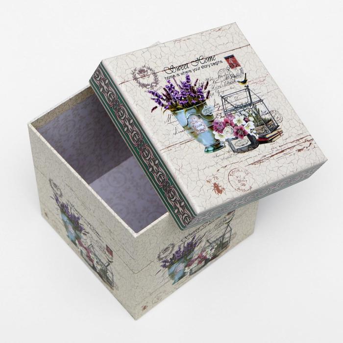 Набор коробок 3в1, 16 х 16 х 16 - 13 х 13 х 13 см