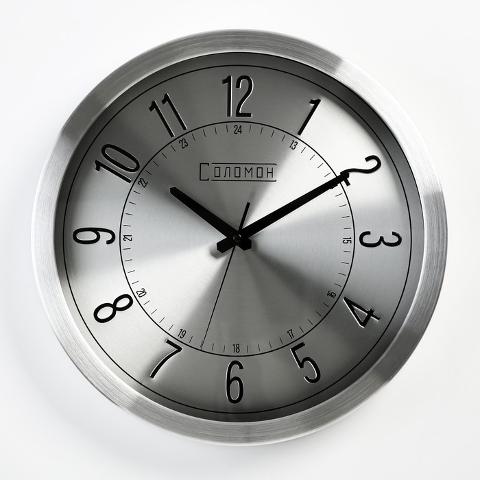 Часы настенные Соломон, плавный ход, d-35 см часы настенные соломон d 23 см плавный ход