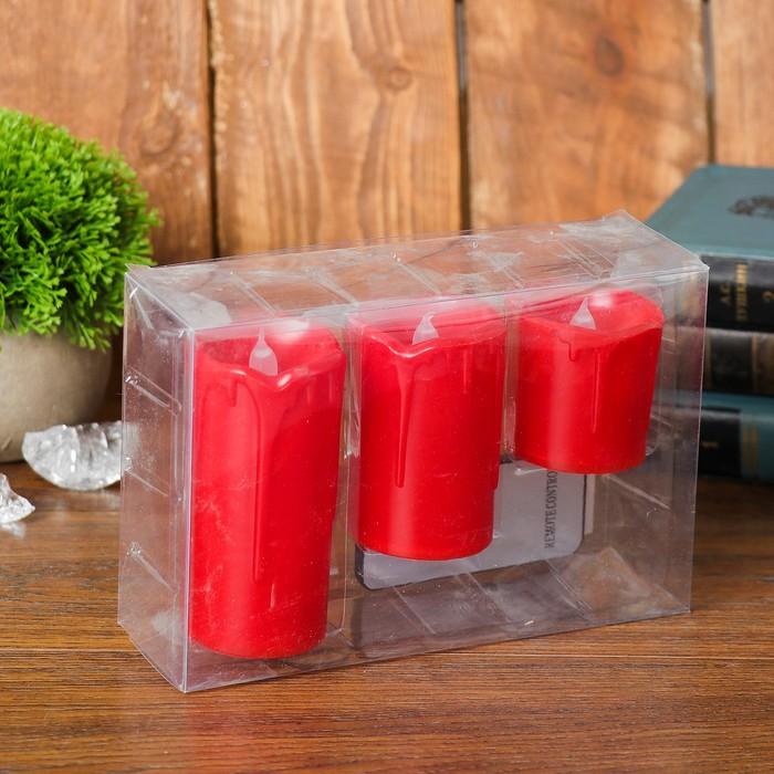 Свеча светодиодная "Перелив" с пультом