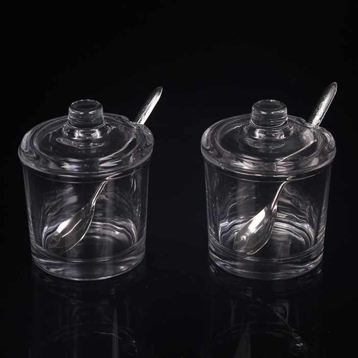 Набор сервировочный 2 шт"Домашний уют" банка 180 мл, d=7,8 см