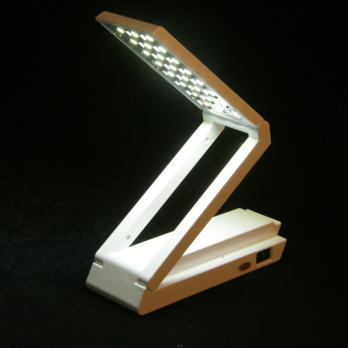 Лампа настольная складная LEDх24 3Вт АКБ шнур в компл. "Плавность" 17х6х4 см