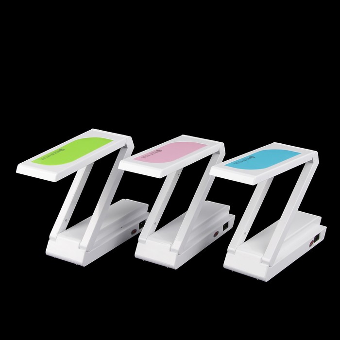 Лампа настольная складная LEDх24 3Вт АКБ шнур в компл. "Плавность" 17х6х4 см