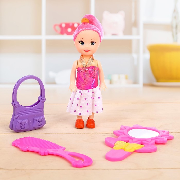 Кукла малышка "Кира" с аксессуарами, МИКС