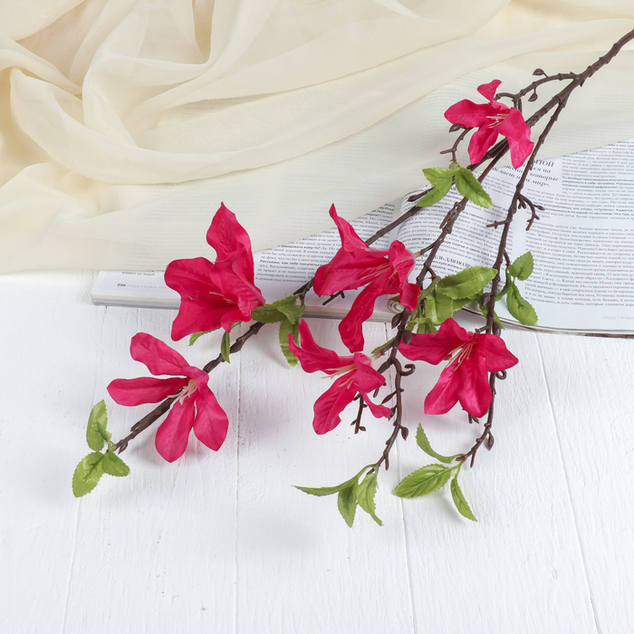 Цветы искусственные "Орхидея схизантус" 86 см, малиновая