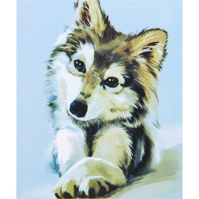 Алмазная вышивка с частичным заполнением "Хороший мальчик" с подставкой