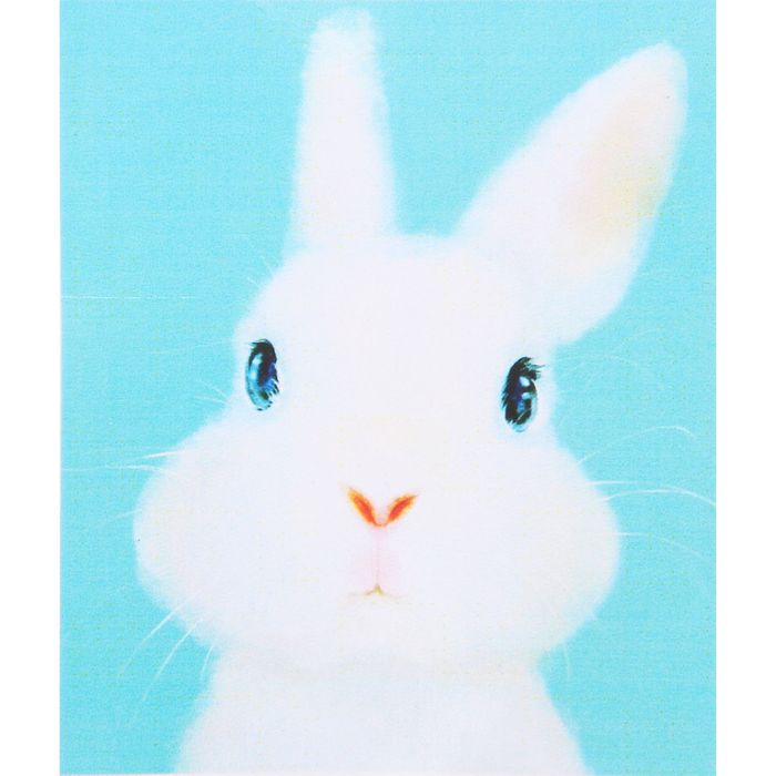 Алмазная вышивка с частичным заполнением "Кролик милашка" с подставкой