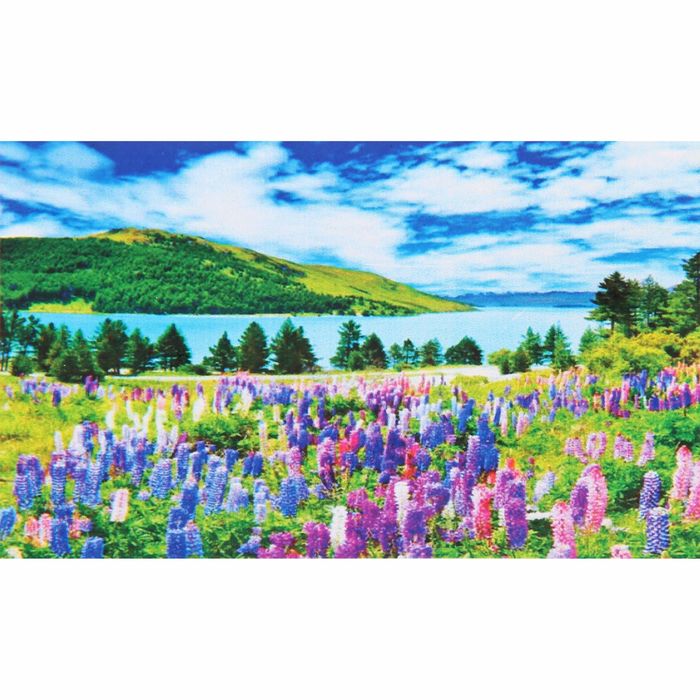 Алмазная вышивка с частичным заполнением "Горный пейзаж" с подставкой