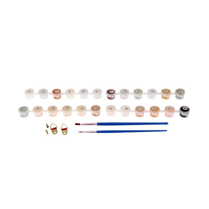 Роспись по холсту"Балерина сидящая на стуле"по номерам с красками по3 мл+ кисти+крепеж30*40