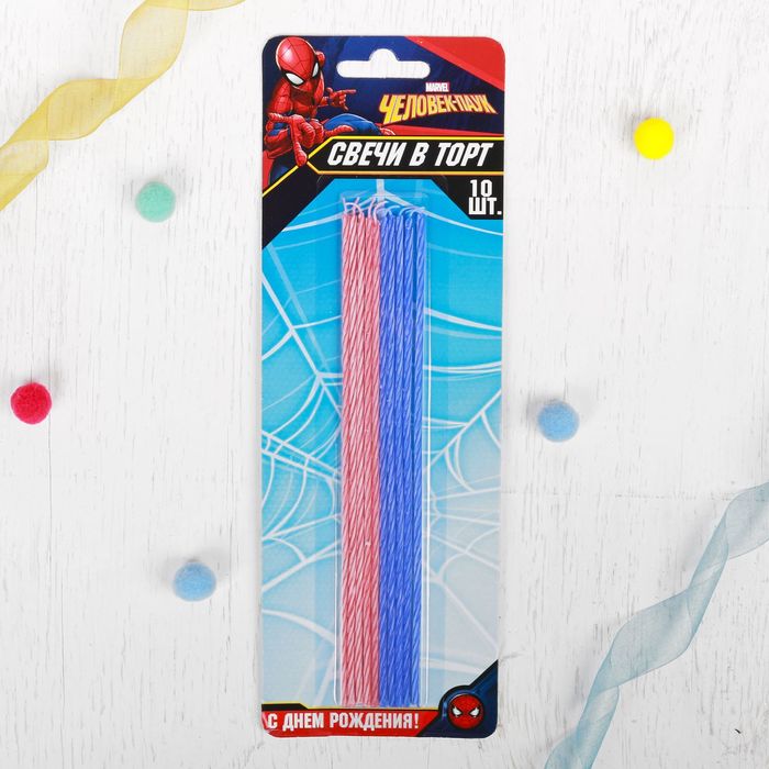 Свеча в торт " Свечи в торт ", Человек-паук