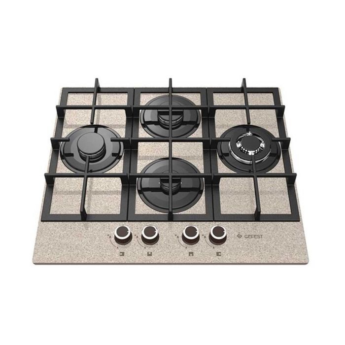 Варочная поверхность Gefest ПВГ 2231-01 К48, 4 конфорки, газовая, бежевый