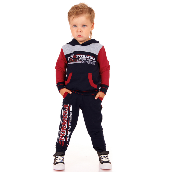 Брюки для мальчика " Формула", рост 128 см, цвет черный