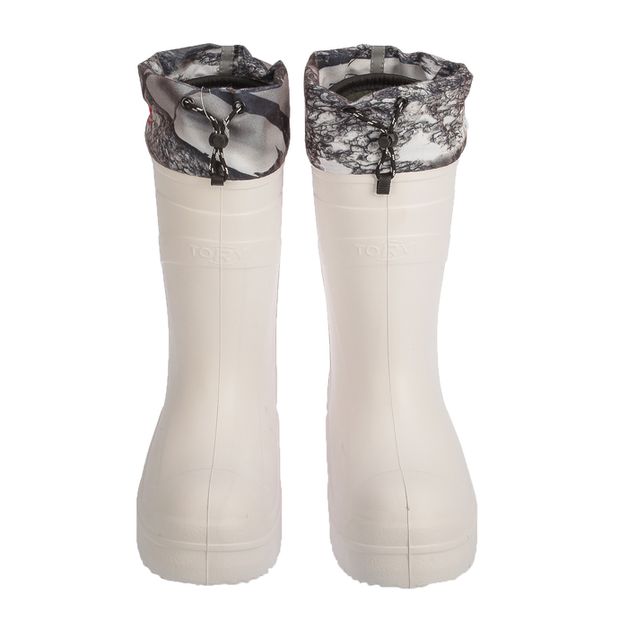 Сапоги с утепляющей вставкой, до -60 °С, размер 46, цвет белый