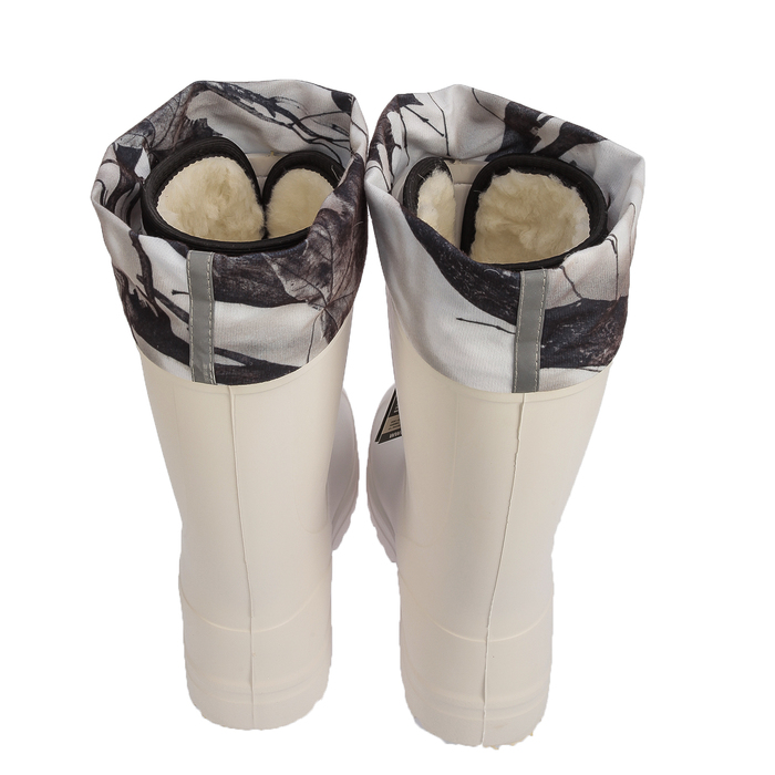 Сапоги меховые, 4-слойный вкладыш, до -45 °С, размер 44, цвет белый