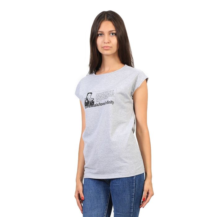 Футболка "Вета" женская, размер 46, цвет серый КФ1191