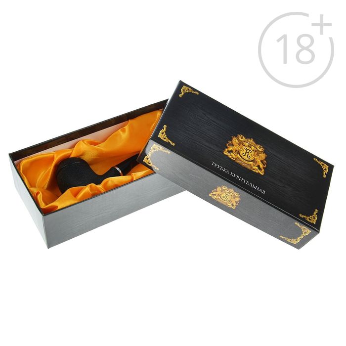 Трубка классическая с выступом, 14 см, микс