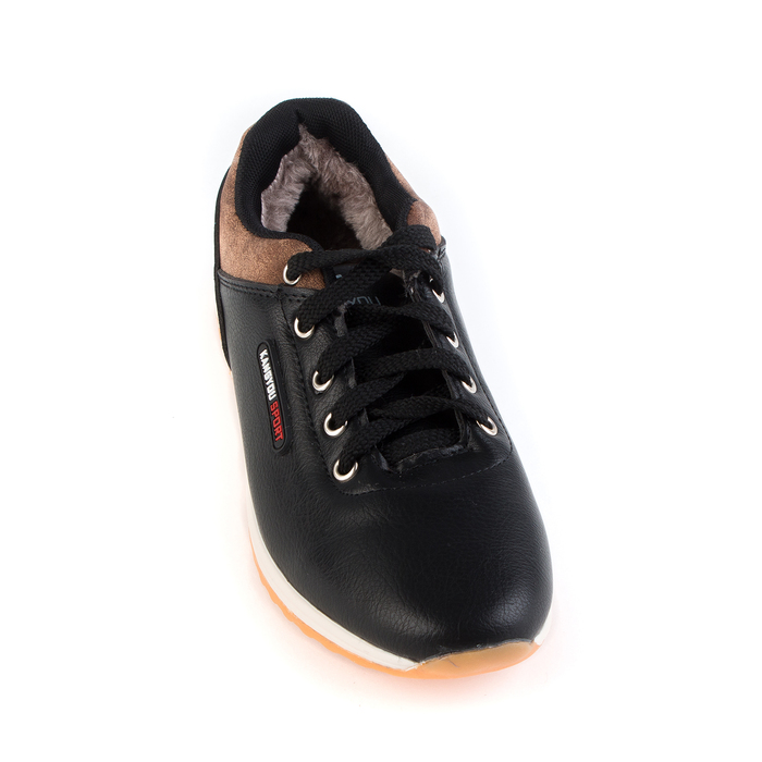 Кроссовки зимние мужские (KANGYOU) арт. 1042-3, Чёрный, размер 44