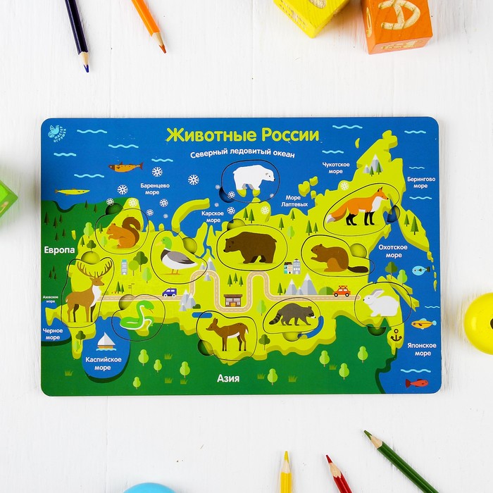 Рамка-вкладка "Животные России"