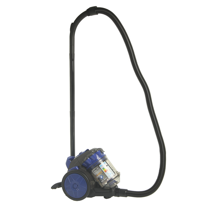 Пылесос Endever SkyClean VC-560, 2100 Вт, мощность всасывания 400 Вт, 4 л, сер-осиний