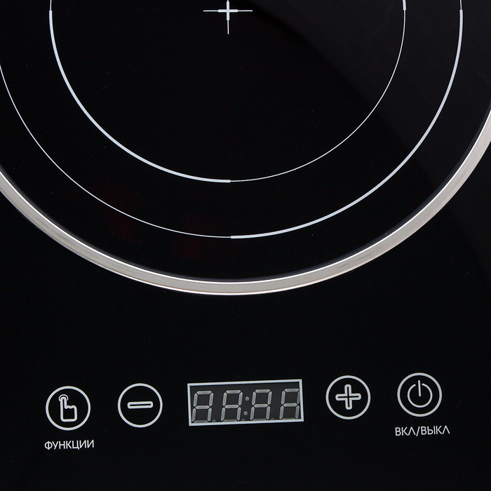 Плитка индукционная Endever Skyline IP-36, 2200 Вт+2200 Вт, 29+29 см, 8 программ, черный