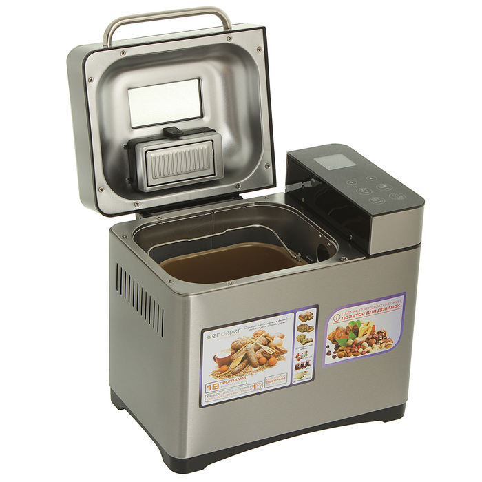 Хлебопечь Endever Skyline MB-53, 710 Вт, 500/750/900 г, 19 программ, серый