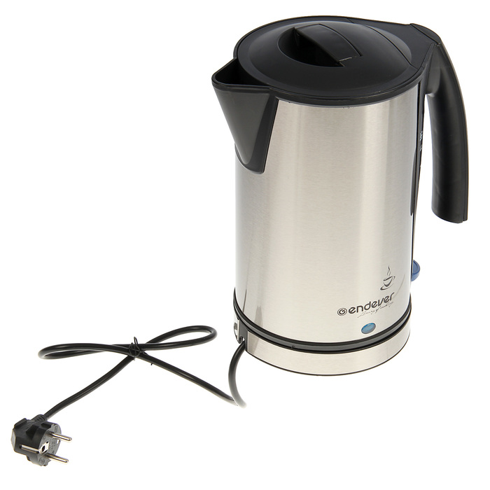 Чайник электрический Endever Skyline KR-224S, 1.7 л, 2200 Вт, серый