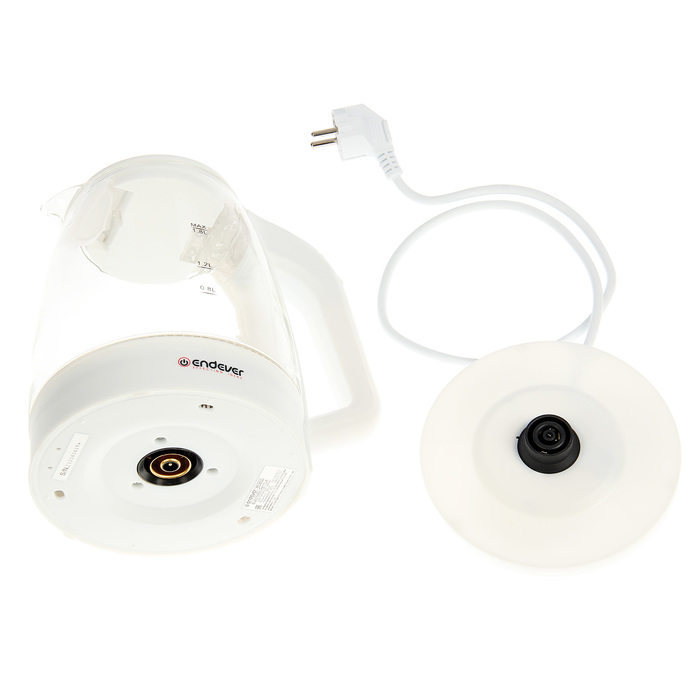 Чайник электрический Endever Skyline KR-325G, 1.8 л, 2200 Вт, 4 режима нагрева, белый