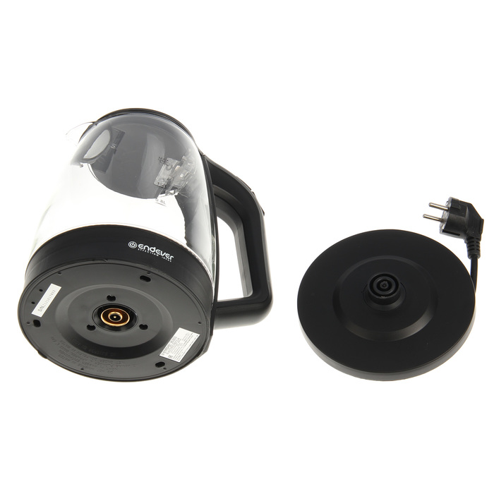 Чайник электрический Endever Skyline KR-326G, 1.8 л, 2200 Вт, 4 режима нагрева, черный