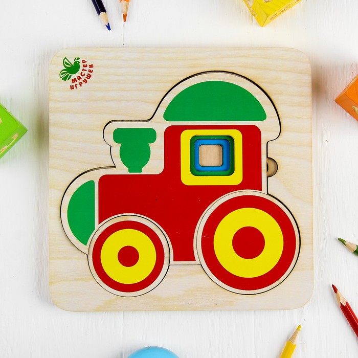 Пазл "Паровозик" многоуровневый