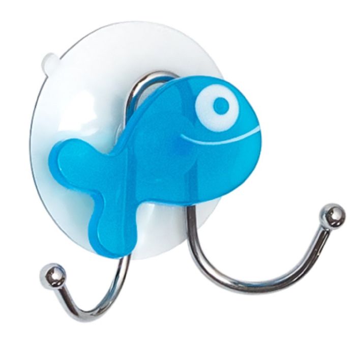 Крючок на присоске двойной "Рыбка"