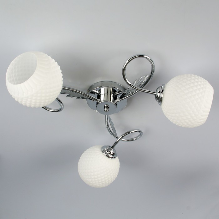 Люстра A039-3 "Бриз" E27 3х40Вт хром 78х39х22 см