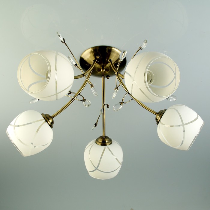 Люстра A032-5 "Бернадет" E27 5х40Вт медь 70х56х21 см