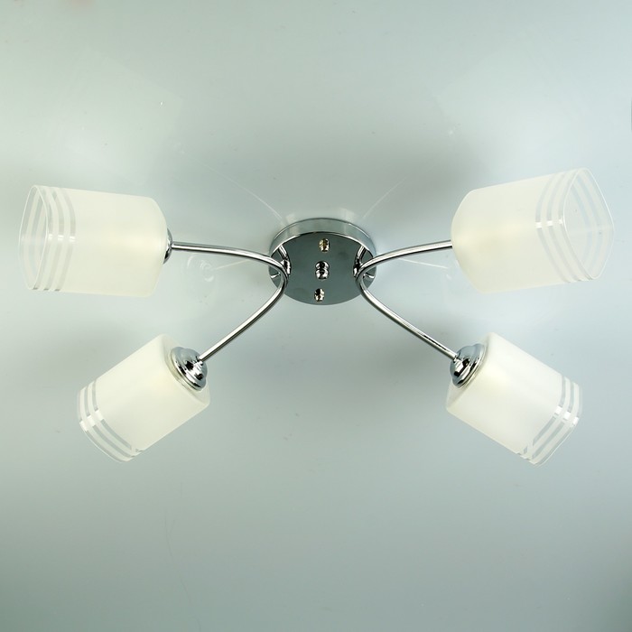 Люстра D061-4 "Виржиния" E27 4х40Вт хром 66х44х20 см