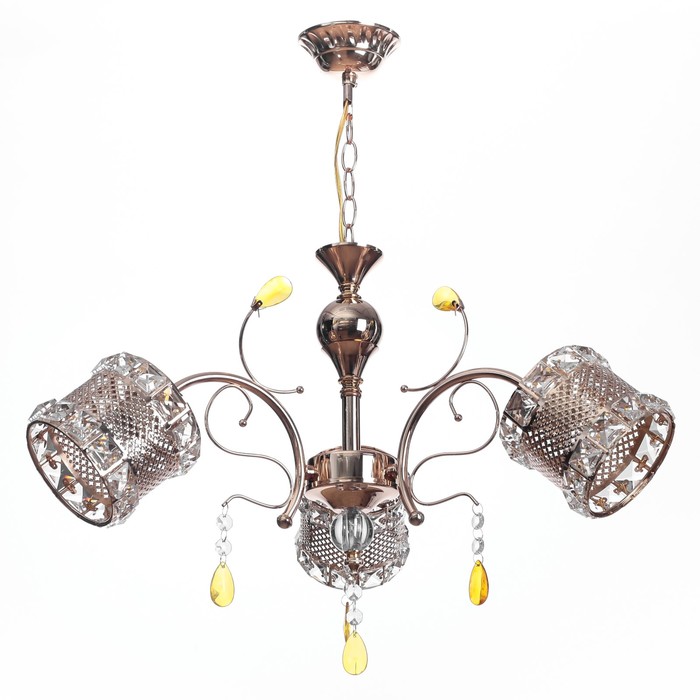 Люстра 6637/3 "Будур" E27 3х60Вт золото 50х50х40 см