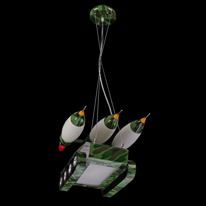 Люстра 6018 "Самоходка" E27 5х60Вт 40х36х67 см