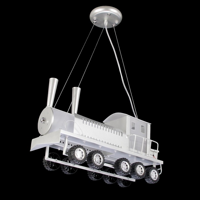 Люстра 6083 "Паровоз" E27 2х60Вт 14 светодиодов 50х18х67 см