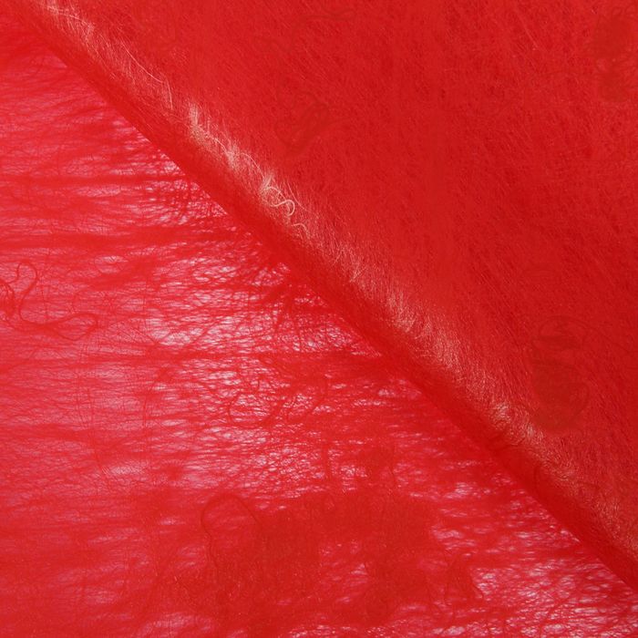 Фетр ламинированный "Мрамор", красный, 60 см х 60 см