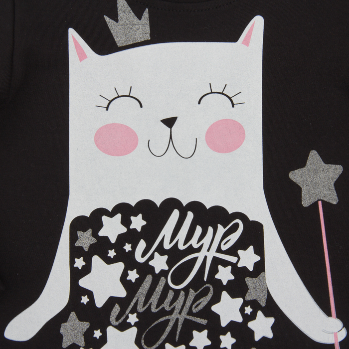 Костюм детский KAFTAN:джемпер и брюки "Мур-мур" рост 110-116см (5-6 лет)