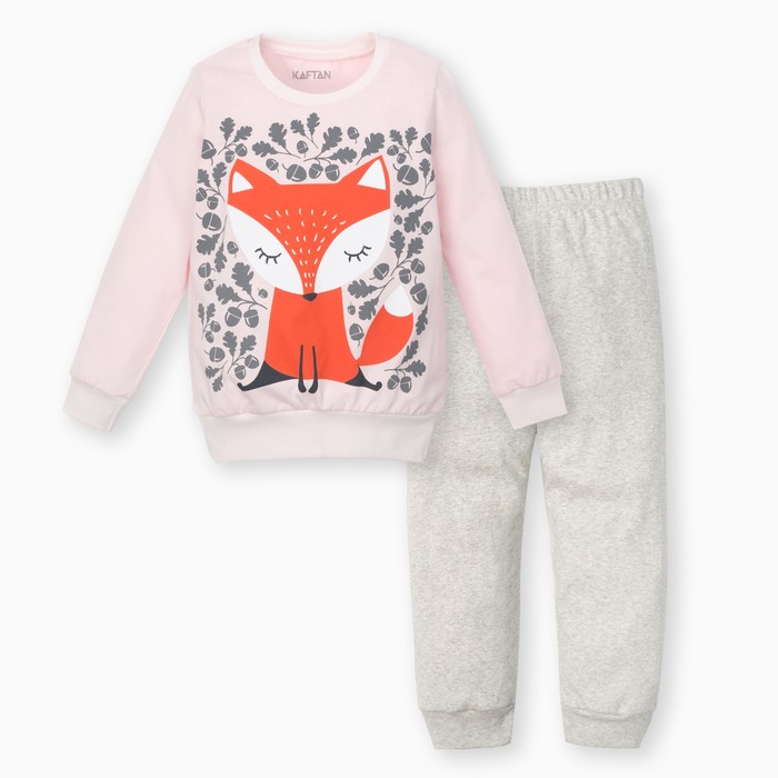 Костюм детский KAFTAN:джемпер и брюки "Лисичка" рост 98-104см (3-4года)