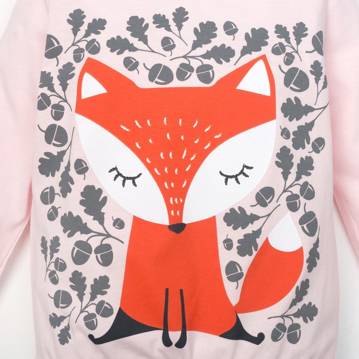 Костюм детский KAFTAN:джемпер и брюки "Лисичка" рост 98-104см (3-4года)