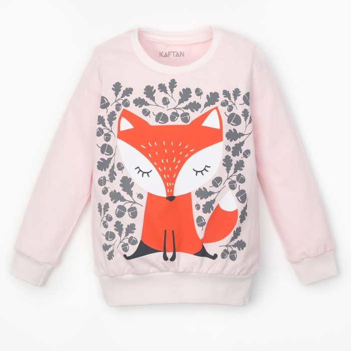Костюм детский KAFTAN:джемпер и брюки "Лисичка" рост 110-116см (5-6 лет)