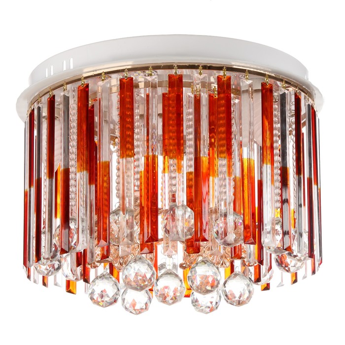 Люстра "Аморет" E14 4х40Вт белый свет 40х40х20 см (пульт в комплекте)