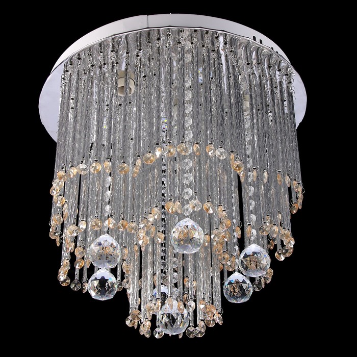 Люстра "Барб" E14 4х40Вт белый свет 40х40х35 см (пульт в комплекте)