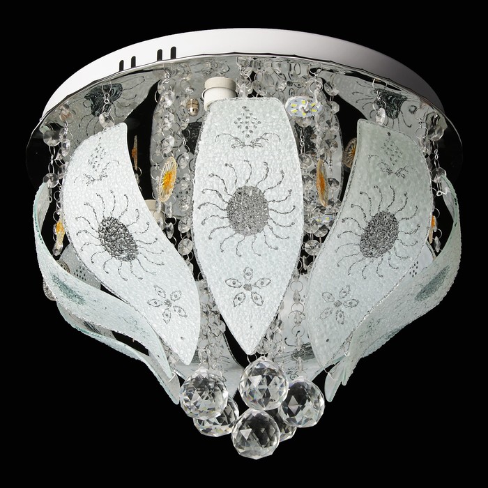 Люстра "Барбара" E14 4х40Вт белый свет 40х40х30 см (пульт в комплекте)