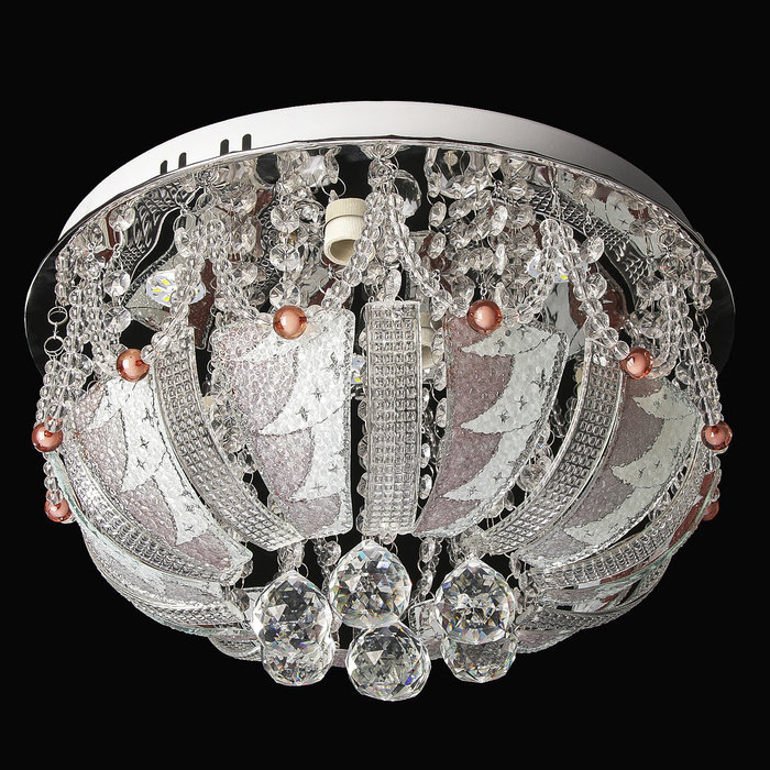 Люстра "Беатрис" E14 4х40Вт белый свет 40х40х30 см (пульт в комплекте)