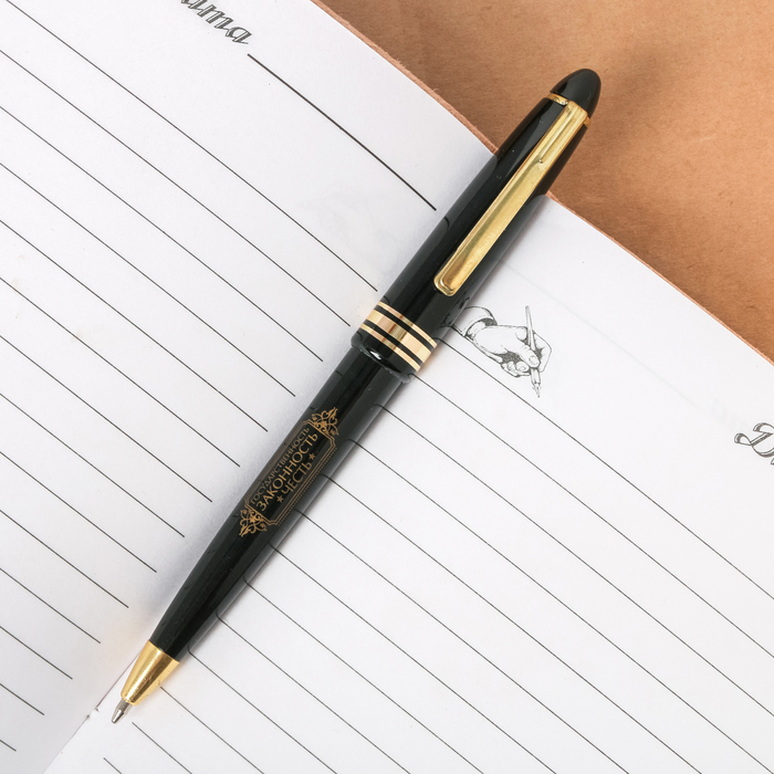 Ручка пластиковая "МВД", в тубусе