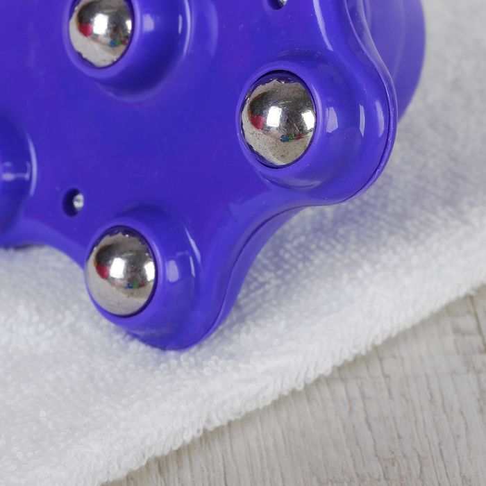 Массажёр универсальный, 7 магнитов, цвет МИКС