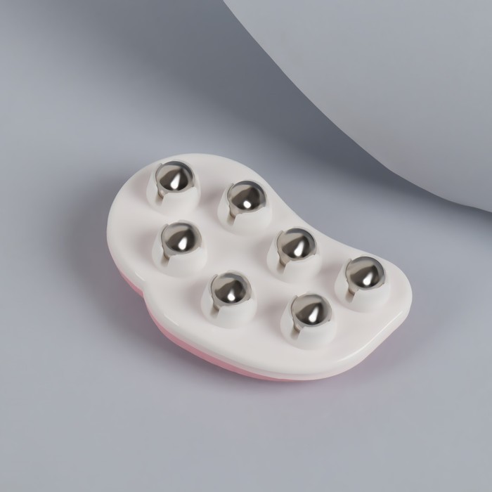 Массажёр универсальный, двусторонний, 7 магнитов, цвет МИКС