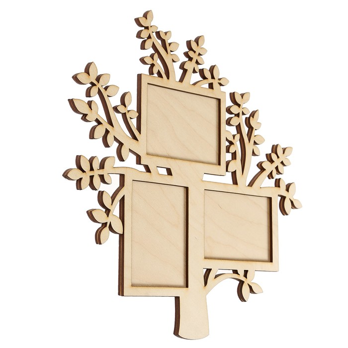 Фоторамка "Наша семья" (набор 3 детали) 30х30 см