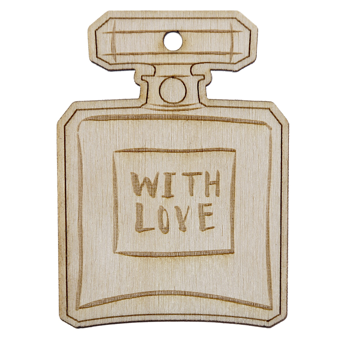 Шильдик для декора "Духи" 5,5х7,5 см